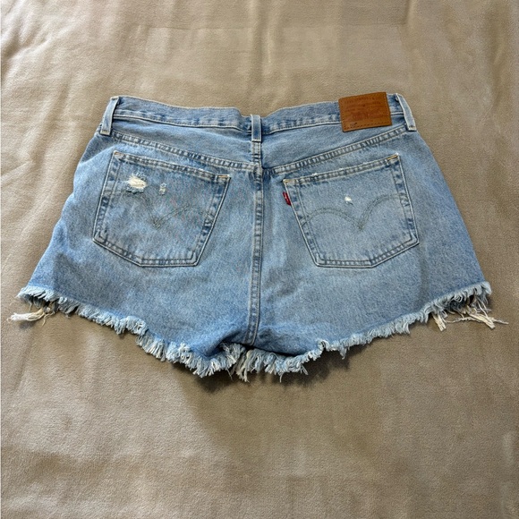 Levi’s 501 Distressed Denim Shorts - Picture 5 of 13